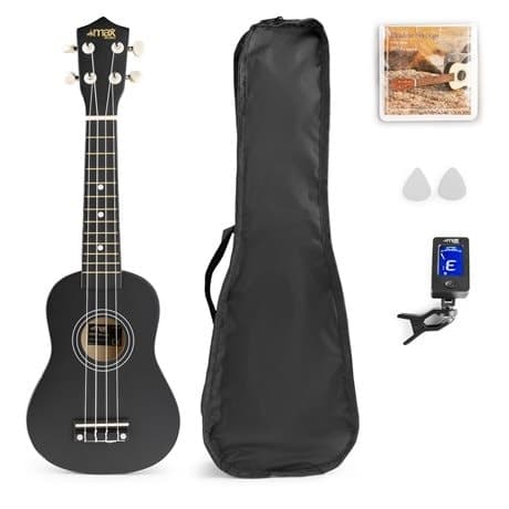 Ukulele set Soprano 21" Svart UKEY Ukulele set Soprano 21" Svart