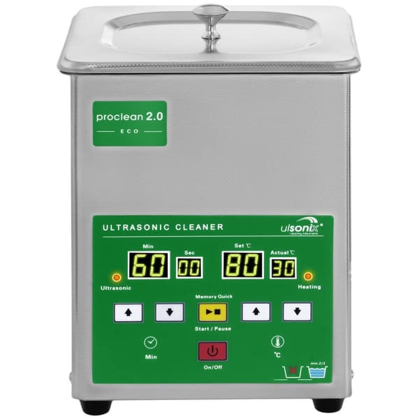 Ulsonix Ultraljudsrengörare - 2 Liter - 60 W - Memory Quick Eco