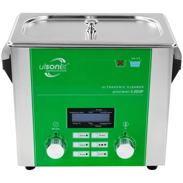 Ulsonix Ultraljudsrengörare - 3 Liter - Degas - Sweep - Puls