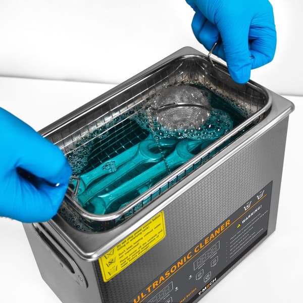 Digital Ultrasonic Cleaner Professionel kommerciel rustfrit stål Ultra Sonic Baderengøringsmaskine 1-30 min timer 0-80°C 240V 40kHz Smykker Metal