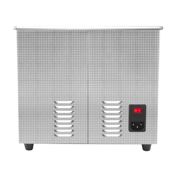 Digital Ultraljudsrengörare 6L Kommersiell Rostfritt Stål Ultra Sonic Rengöringstank 1-30 Timer 0-80°C 40kHZ Smycken Metall Trådkorg & Vinyladapter