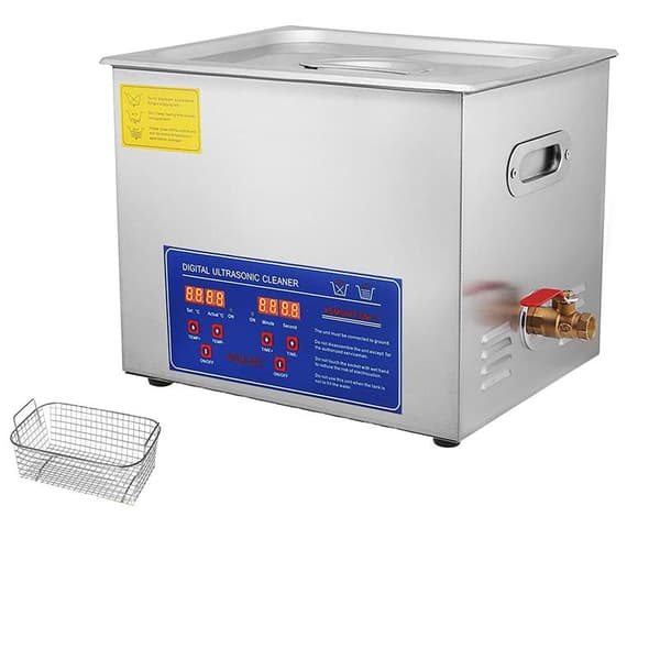 10L 40kHz 240W digital ultraljudsrengörare, djuprengöring, justerbar tid/temperatur, humaniserad design, bred applikation