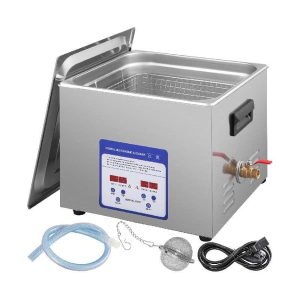 10L 240W 40kHz kommersiell digital ultraljudsrengörare, djuprengöring, justerbar tid/temperatur, humaniserad design, bred applikation