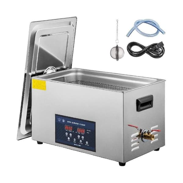 28/40KHz dubbelfrekvens ultraljudsrengörare med 22L tank, justerbar uppvärmning/arbetstid, 3 rengöringslägen, genomtänkt design
