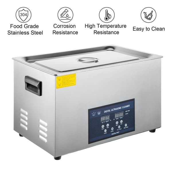 28/40KHz dubbelfrekvens ultraljudsrengörare med 3,2L tank, justerbar uppvärmning/arbetstid, 3 rengöringslägen, genomtänkt design