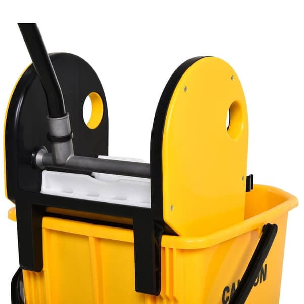 Rootz Mop Hink Rengöring Trolle - Gul - Plast, Metall - 17,32 cm x 14,17 cm x 35,43 cm
