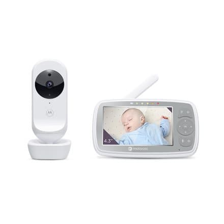 Motorola | Wi-Fi Video Baby Monitor | VM44 CONNECT 4.3" | 4.3" LCD colour display with 480 x 272px resolution; 2x digital zoom; Two-way talk; Room tem