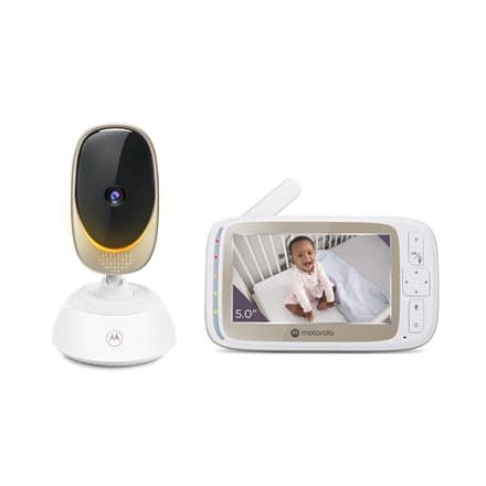 Motorola | Wi-Fi Video Baby Monitor with Mood Light | VM85 CONNECT 5.0" | 5" TFT color display with 480 x 272 resolution; Lullabies; Two-way talk; Roo Hvit
