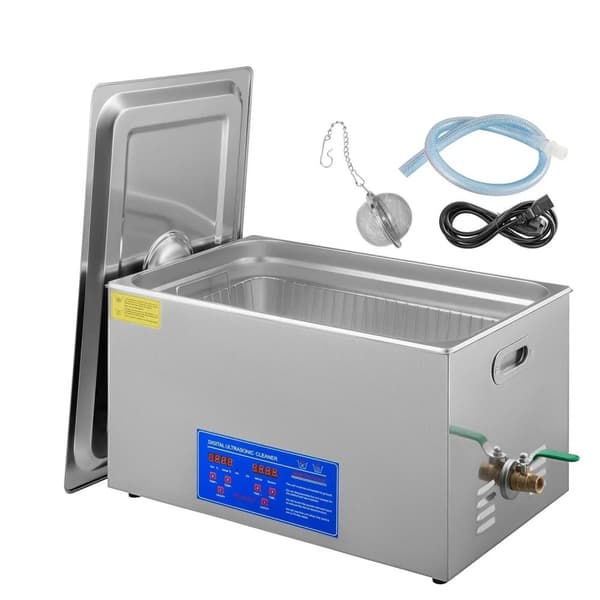 30L digital ultraljudsrengöringsmaskin, 40kHz djuprengöring, justerbar tid/temperatur, lämplig för hem och professionell användning