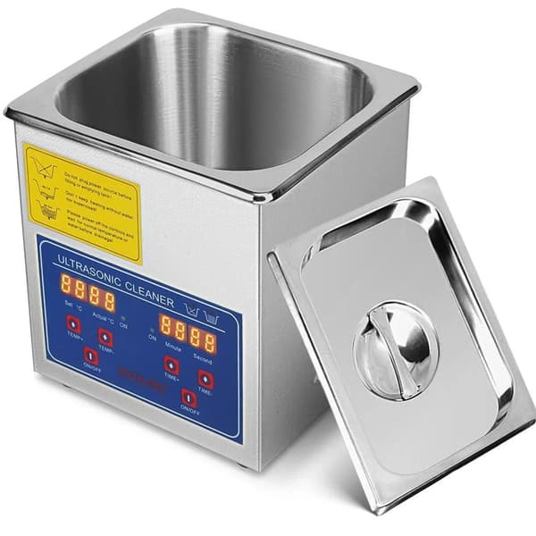 2L digital ultraljudsrengörare, 40 kHz djuprengöring, justerbar tid/temperatur, lämplig för hemmabruk och professionell användning