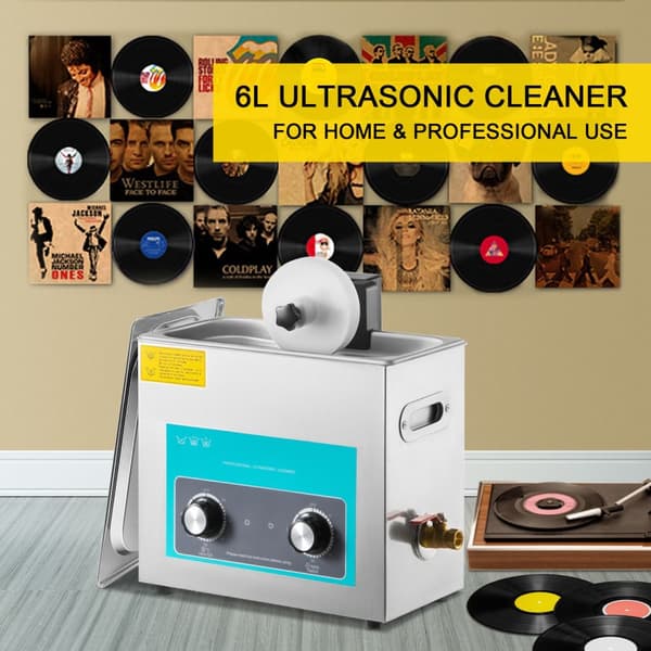 Ultralyds Vinylpladereiniger, 6L kapacitet, 180W effekt, 4 plader samtidig rengøring