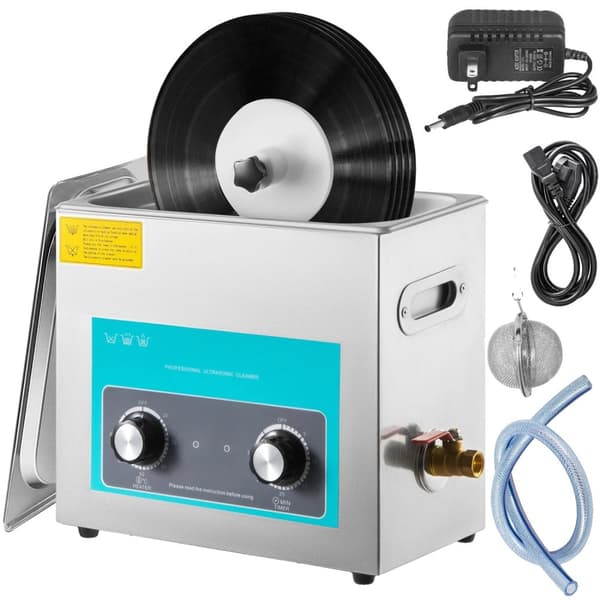 Ultralyds Vinylpladereiniger, 6L kapacitet, 180W effekt, 4 plader samtidig rengøring