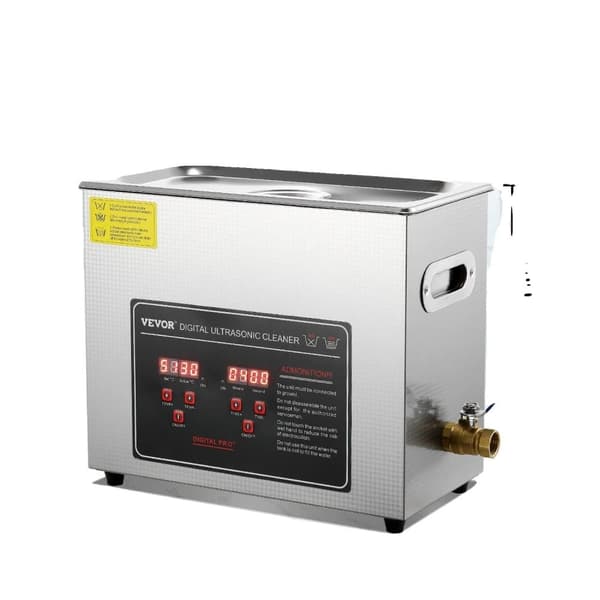 VEVOR Ultrasonic Rengøringsmiddel, 30L Kapacitet, Høj Ultralydseffekt, Digital Kontrol,6L