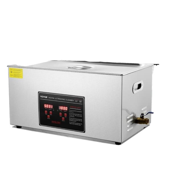 VEVOR Ultrasonic Rengøringsmiddel, 30L Kapacitet, Høj Ultralydseffekt, Digital Kontrol,6L