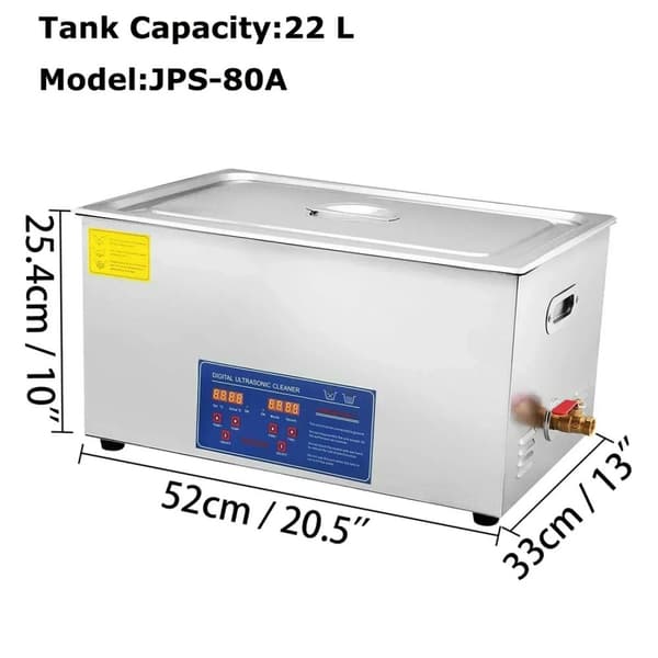 Ultralydsrenser, 40kHz frekvens, justerbare tidsindstillinger,15L
