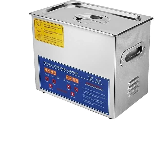 Ultralydsrenser, 6L kapacitet, rustfrit stål, 40kHz frekvens,3L