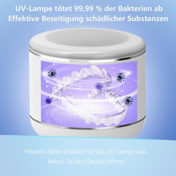 Ultraäänipuhdistin kotiin – UV-lampulla, kolme säädettävää asentoa