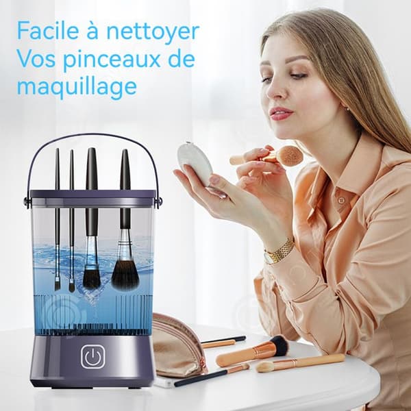 INN Ultrasonic Cleaner 10x9,6x15,3cm 1200mah IP65 2 Rengöringslägen Typ-C Laddning Elektrisk Makeup Brush Cleaner