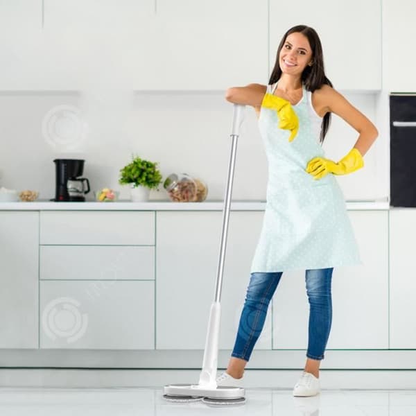INN® Mop smarta hushållsapparater moppar golvet hem elmopp trådlös laddning automatisk mopp