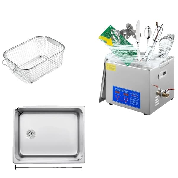 Ultrasoninen puhdistaja, korkea teho 240W-600W, suuri kapasiteetti jopa 30L,15L JPS-60A
