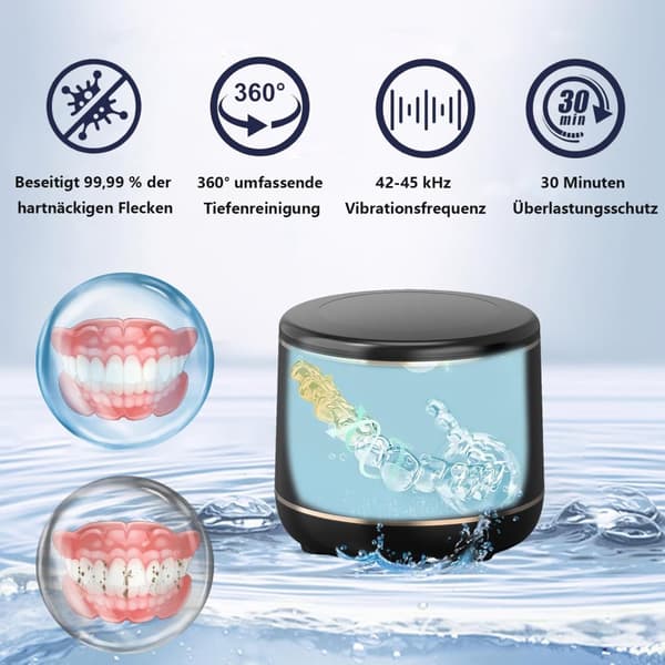 Ultraljudstvätt för hushållsbruk – utrustad med UV-ljus, tre rengöringslägen för effektiv och hygienisk rengöring