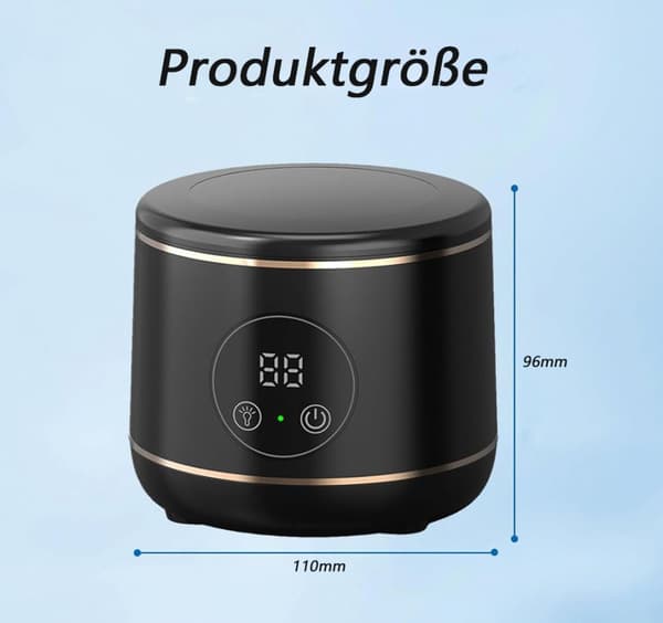 Ultraljudstvätt för hushållsbruk – utrustad med UV-ljus, tre rengöringslägen för effektiv och hygienisk rengöring