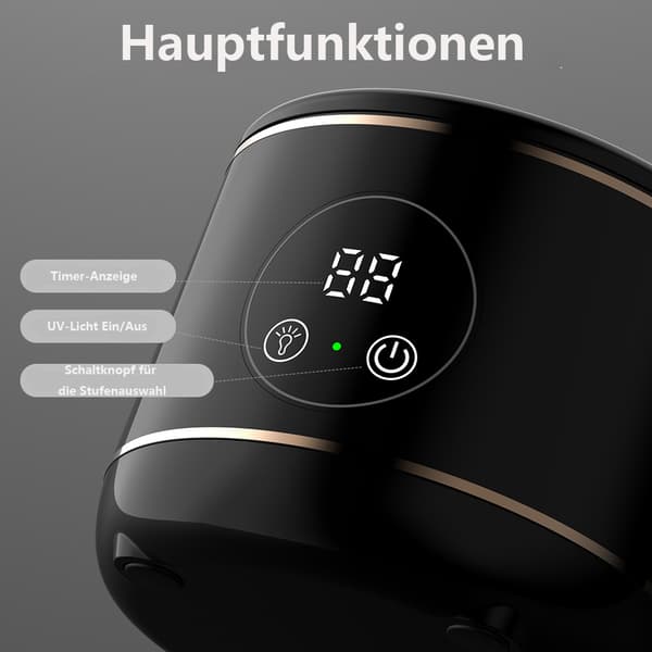 Ultraljudstvätt för hushållsbruk – utrustad med UV-ljus, tre rengöringslägen för effektiv och hygienisk rengöring