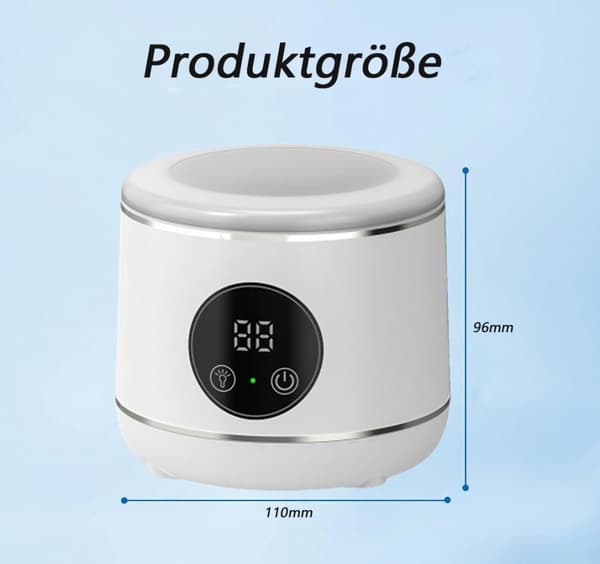 Ultraljudstvätt för hushållsbruk – utrustad med UV-ljus, tre rengöringslägen för effektiv och hygienisk rengöring