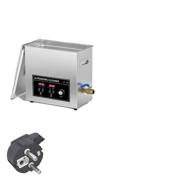 Ultralydsrenser, 6L kapacitet, digitalt kontrolpanel,220V EU stik