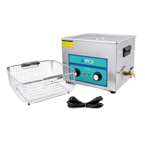 AIPOI Ultrasonic Rengøringsmiddel, 35W Effekt, Flere Kapaciteter,15L, EU