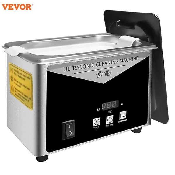 Ultralydsrenser, 40KHZ frekvens, 0,8L kapacitet, LED-display