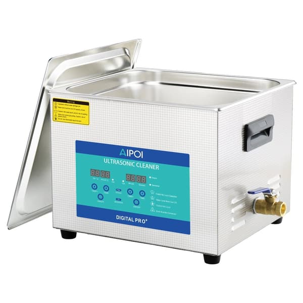 AIPOI Ultrasonic Rengøringsmiddel, 2L Kapacitet, 35W Effekt,EU, 10L