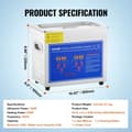 Pikkukuva 2 / 2: Ultrasonic-puhdistin, tehokas 600W ultrasonic-teho, suuri 27,2 litran tilavuus,3L