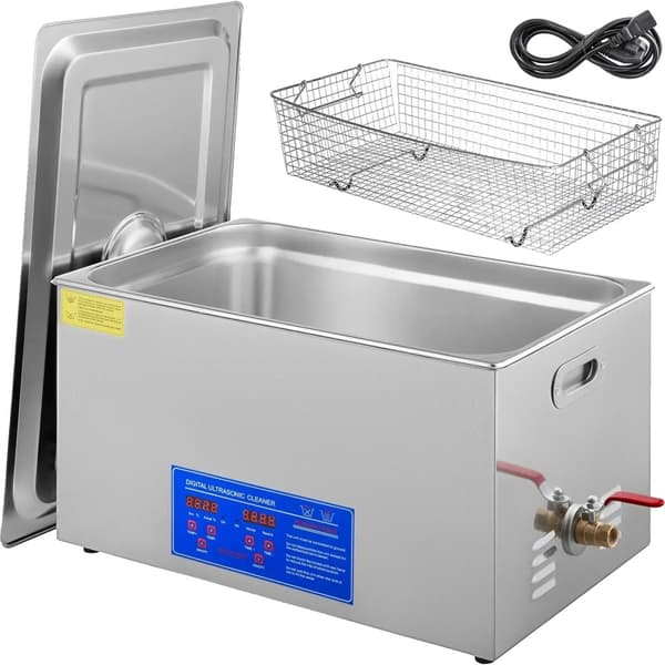 Ultralydsrenser, Kraftfuld 600W Ultralydsstyrke, Stor 27,2L Kapacitet,Toogtyve liter
