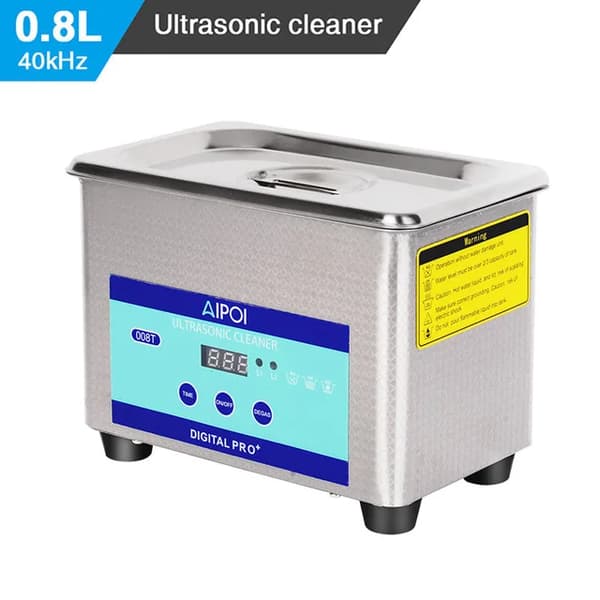 Ultrasonic-puhdistin, 800 ml tilavuus, 40 kHz taajuus, 08L, EU