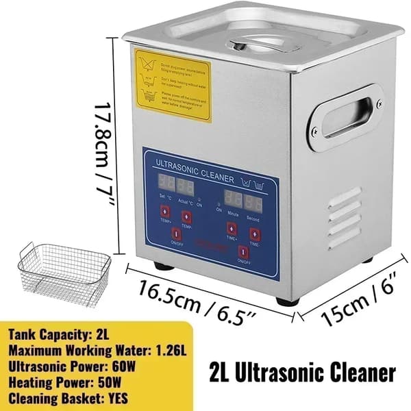 Ultraljudsrengörare, Djup rengöringskraft, Användarvänliga kontroller,2 L-70W