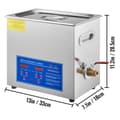 Miniatyrbillede 2 af 2: Ultralyds Vinylpladerenser, 6L kapacitet, justerbar tid og temperatur,6 liter