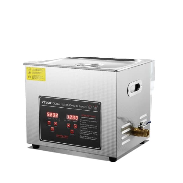 VEVOR Ultrasonic Rengörare, 10L Kapacitet, Hög Ultraljudseffekt, Digital Kontroll,10L