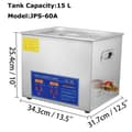 Miniatyrbillede 2 af 2: Ultralydsrenser, 40kHz frekvens, justerbare tidsindstillinger,15L