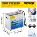 Miniatyrbillede 2 af 2: Ultralydsrenser, Justerbar Frekvens 36KHz-40KHz, LED Digital Skærm,6L