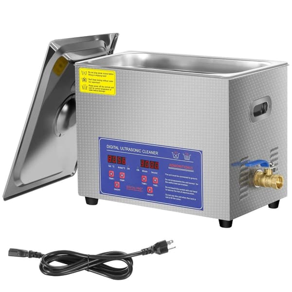 Digitaalinen ultraäänipesuri, 10L kapasiteetti, 800W teho, 110V jännite,A
