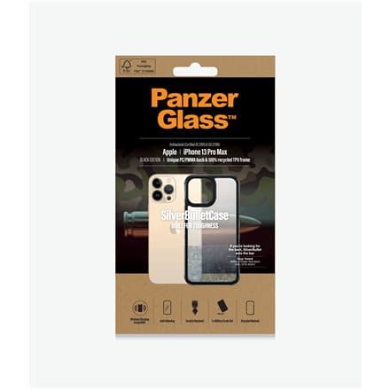 PanzerGlass™ Silverbullet Case for Apple iPhone 13 Pro Max Black AB