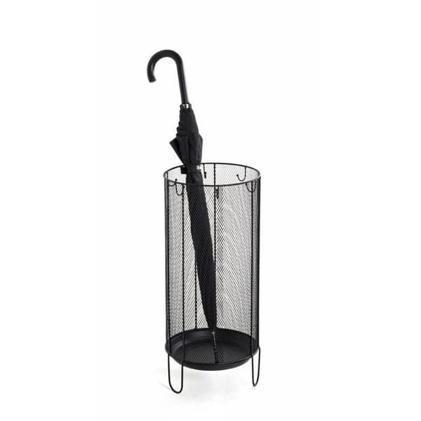 Paraplyställ i "lackerad" metall 58cm Svart
