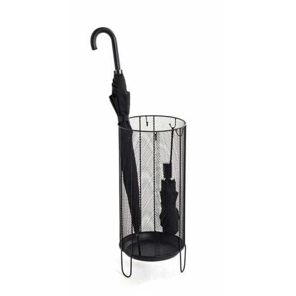 Paraplyställ i "lackerad" metall 58cm Svart