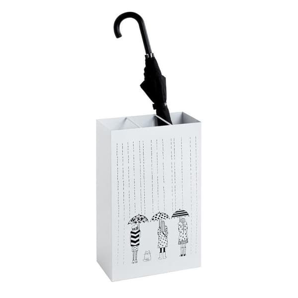 Design paraplyställ - Paris Prix - 48cm - Blank vit - Metall - Nutida