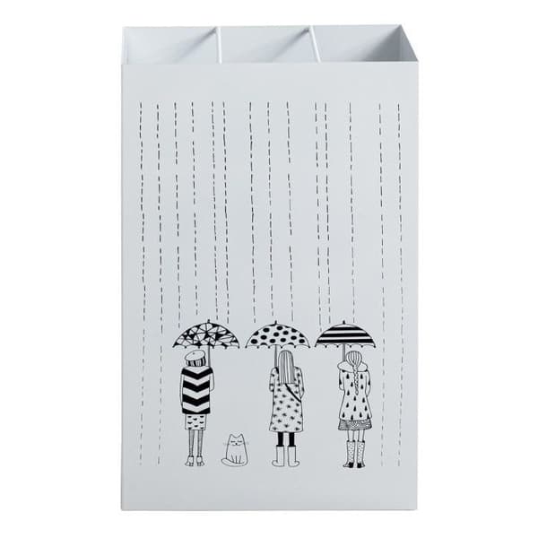 Design paraplyställ - Paris Prix - 48cm - Blank vit - Metall - Nutida