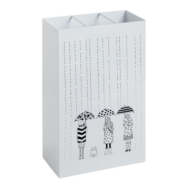 Design paraplyställ - Paris Prix - 48cm - Blank vit - Metall - Nutida