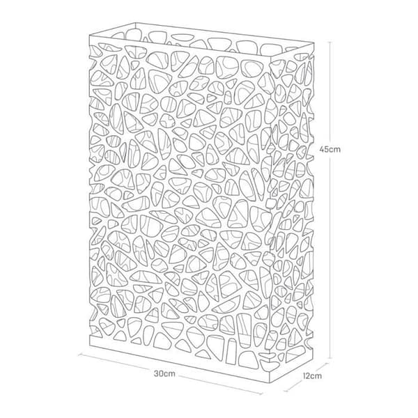 YAMAZAKI - Stora paraplyställ L30 cm - NEST - Vit-Vit