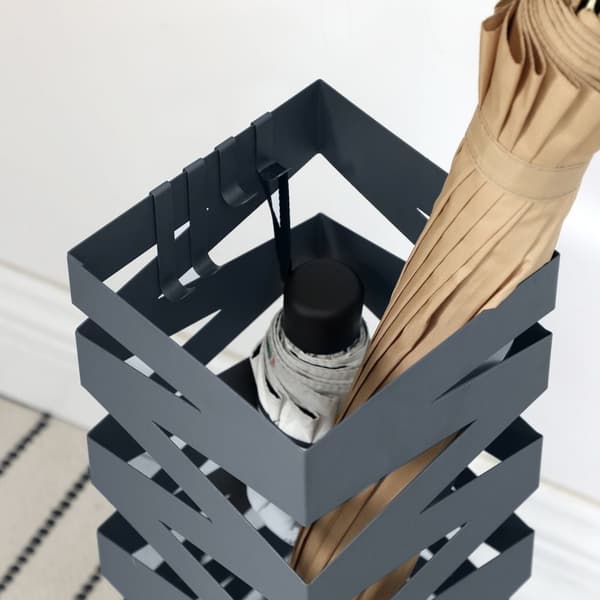 Paraply Box - Square - Metal - Anthracite