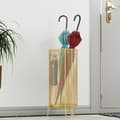 Miniatyrbild 3 av 4: Paraplyställ - TD® - 21*51cm - Guldmetall - Modern design - Antirost